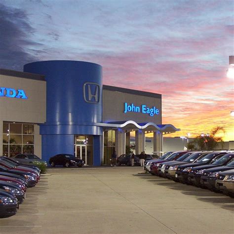 John eagle honda of houston - Honda HR-V. Price plus TT&L and $150 dealer doc fee. Price Includes $499 LoJack and $599 for Perma Plate and a limited component warranty for 15,000 miles on all pre-owned vehicles sold outside the original Manufacturer’s warranty. View photos, watch videos and get a quote on a new Honda Pilot at John Eagle Honda of Houston in Houston, TX.